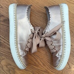 Kate Spade Rosegold Metallic Sneakers